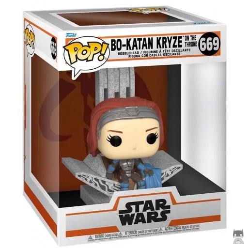 Bo-Katan Kryze on the Throne Funko Pop! figure (The Mandalorian (Star Wars))