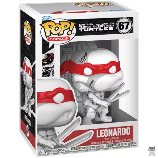 Leonardo (Battle Damaged) (Comic Deco) Funko Pop! figure (Eastman and Laird's Teenage Mutant Turtles Ninja)