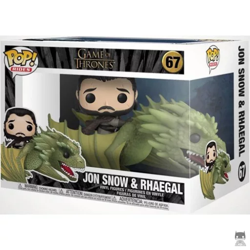 Jon Snow riding Rhaegal Funko Pop! figure (Game of Thrones)