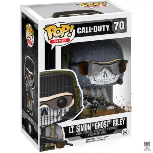 Lt. Simon "Ghost" Riley (Mud Splatter) (Chase) Funko Pop! figure (Call of Duty)