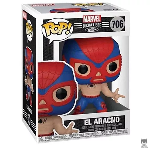 El Aracno Funko Pop! figure (Marvel Lucha Libre)