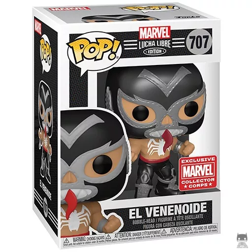 El Venenoide (Metallic) Funko Pop! figure (Marvel Lucha Libre)