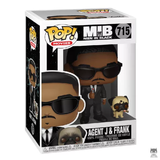 Agent J and Frank Funko Pop! figure (Men in Black)