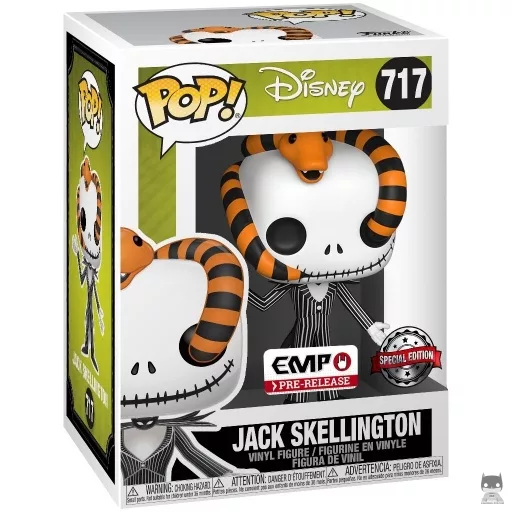 Jack Skellington with snake Funko Pop! figure (The Nightmare Before Christmas)
