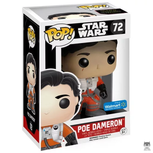 Poe Dameron Unmasked Funko Pop! figure (Star Wars: Episode VII, The Force Awakens)