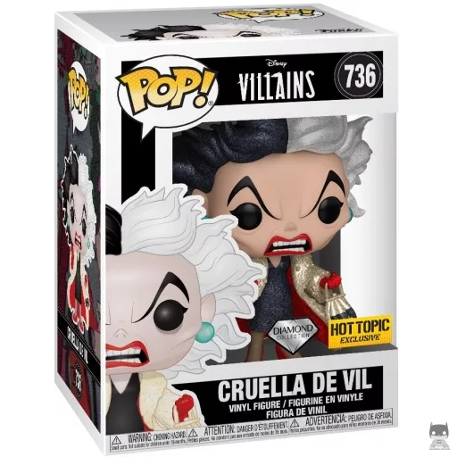 Cruella De Vil (Diamond Glitter) Funko Pop! figure (Disney Villains)