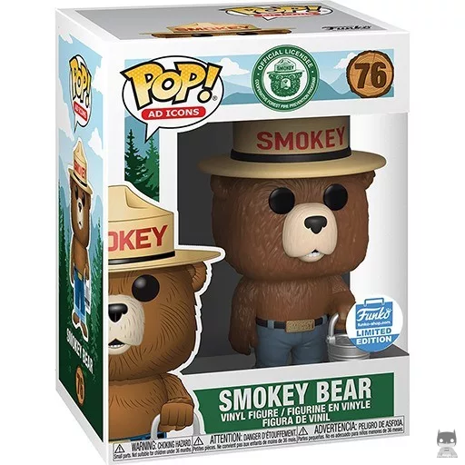 Smokey Bear Funko Pop! figure (Ad Icons)
