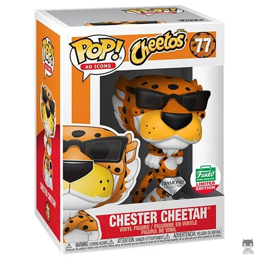 Chester Cheetah (Diamond Glitter) Funko Pop! figure (Ad Icons)