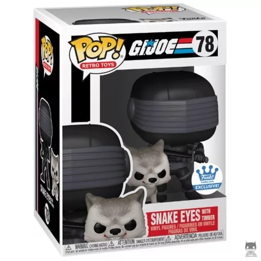 Snake Eyes with Timber Funko Pop! figure (G.I. Joe)