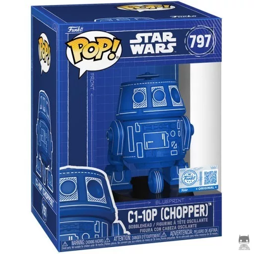C1-10P (Chopper) (Blueprint Deco) Funko Pop! figure (Star Wars (Artist Series))