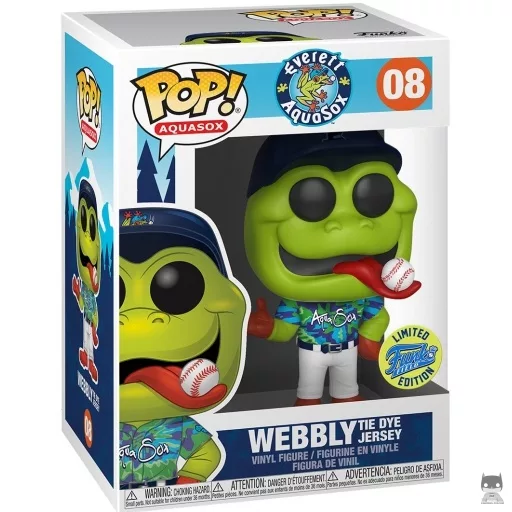 Webbly Tie Dye Jersey Funko Pop! figure (AquaSox)