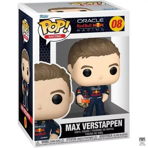 Max Verstappen with Helmet (Oracle Red Bull Racing) Funko Pop! figure (Formula 1)