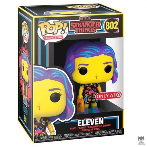 Eleven in mall outfit (Blacklight) Funko Pop! figure (Stranger Things)