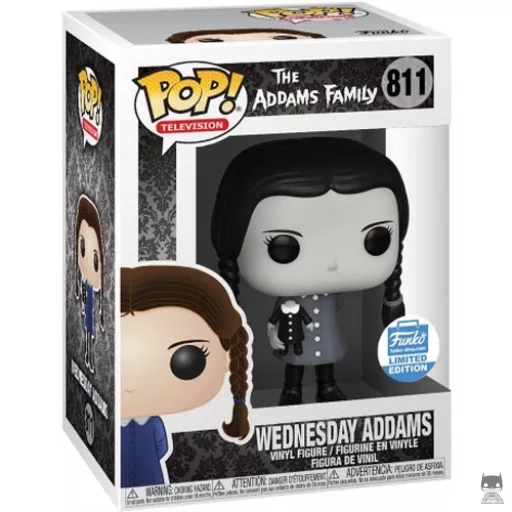 Wednesday Addams (Black & White) Funko Pop! figure (The Addams Family)