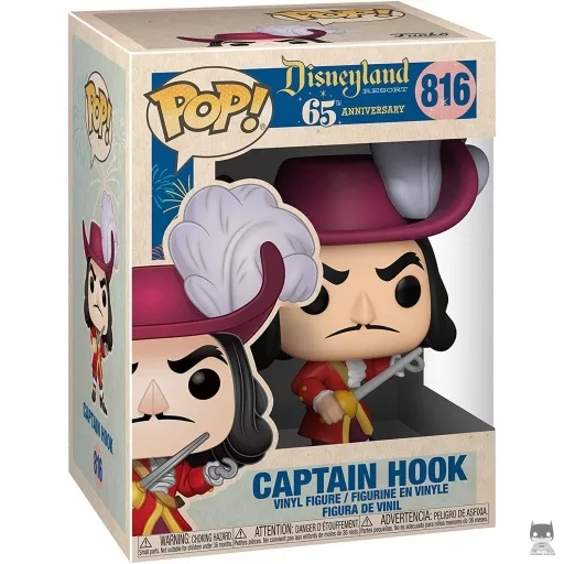 Captain Hook Funko Pop! figure (Disneyland Resort 65th Anniversary)