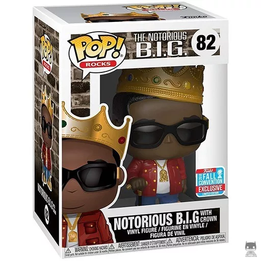 Notorious B.I.G. with Crown (Red Jacket) Funko Pop! figure (Notorious B.I.G)