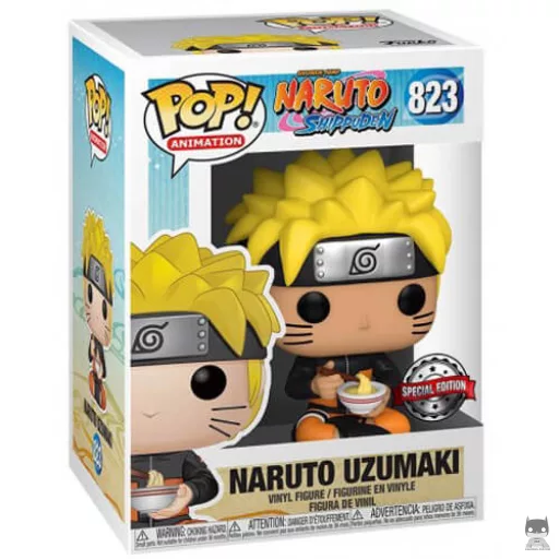 Naruto Uzumaki eating noodles Funko Pop! figure (Naruto Shippuden)