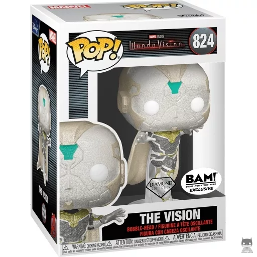 The Vision (Diamond Glitter) Funko Pop! figure (WandaVision)