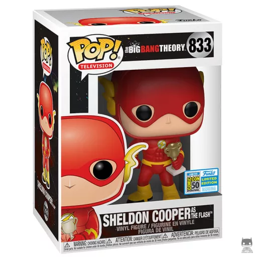 Sheldon Cooper as The Flash Funko Pop! figure (The Big Bang Theory)