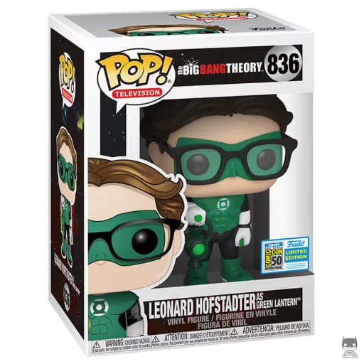 Leonard Hofstadter as Green Lantern Funko Pop! figure (The Big Bang Theory)