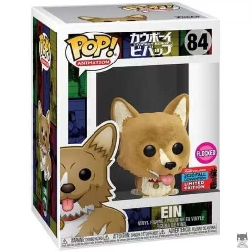 Ein (Flocked) Funko Pop! figure (Cowboy Bebop)