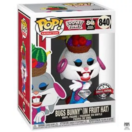 Bugs Bunny in Fruit Hat (Diamond Glitter) Funko Pop! figure (Box Lunch)
