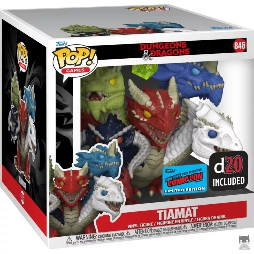 Tiamat with D20 (Supersized) Funko Pop! figure (Dungeons & Dragons)