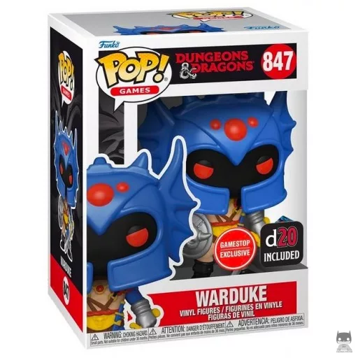 Warduke with D20 Funko Pop! figure (Dungeons & Dragons)