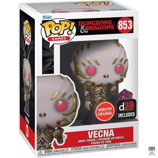 Vecna with D20 (Metallic) Funko Pop! figure (Dungeons & Dragons)