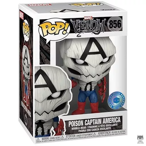 Poison Captain America Funko Pop! figure (Pop In A Box)