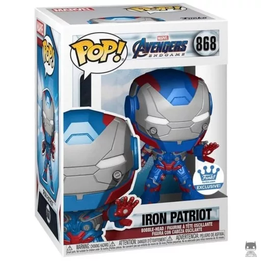 Iron Patriot (Metallic) Funko Pop! figure (Marvel Comics)