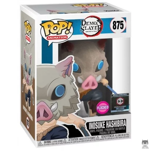 Inosuke Hashibira (Flocked) Funko Pop! figure (Demon Slayer)