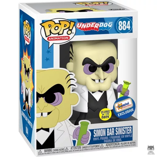 Simon Bar Sinister (Glow in the Dark) Funko Pop! figure (Gemini Collectibles)