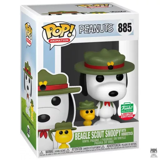 Beagle Scout Snoopy with Woodstock Funko Pop! figure (Peanuts)