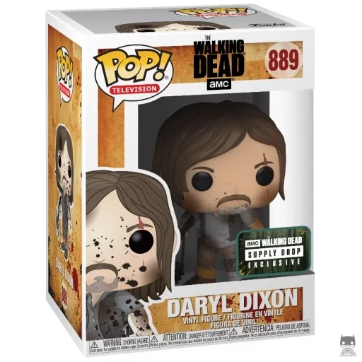 Daryl Dixon with mud Funko Pop! figure (TWD Supply Drop)