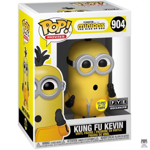 Kung Fu Kevin (Glow in the Dark) Funko Pop! figure (Minions The Rise of Gru)