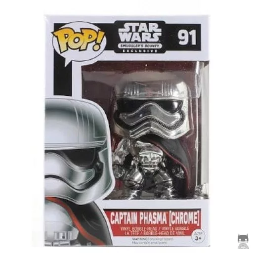 Captain Phasma (Chrome) Funko Pop! figure (Star Wars : Smuggler's Bounty)