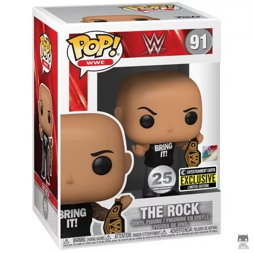 The Rock with Belt Funko Pop! figure (Entertainment Earth)