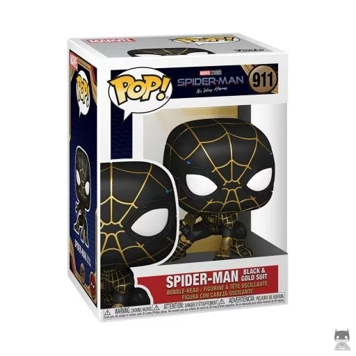 Spider-Man Black & Gold Suit Funko Pop! figure (Spider-Man: No way Home)