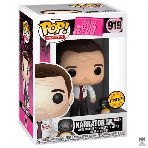 Narrator with Power Animal (Chase) Funko Pop! figure (Fight Club)