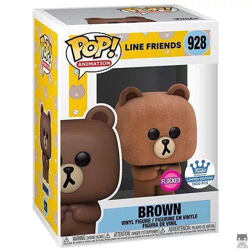 Brown (Flocked) Funko Pop! figure (Line Friends)