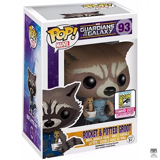 Rocket Raccoon (with Baby Groot) Funko Pop! figure (Guardians of the Galaxy)