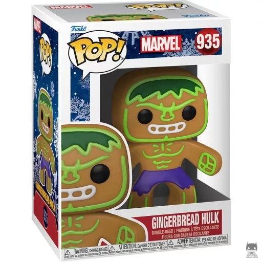 Gingerbread Hulk Funko Pop! figure (Marvel Comics)