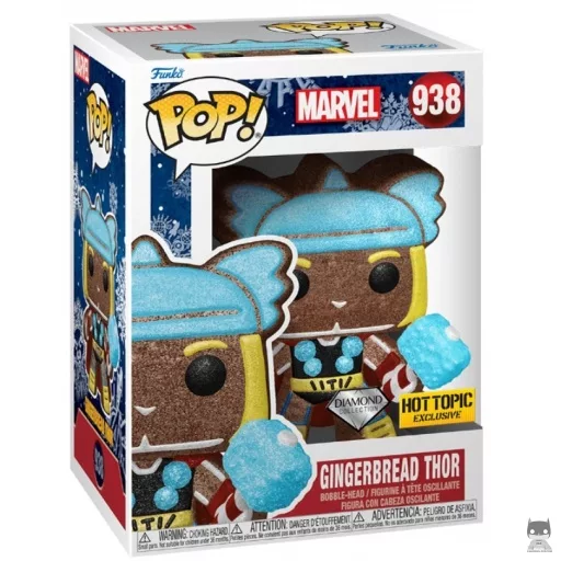 Gingerbread Thor (Diamond Glitter) Funko Pop! figure (Marvel Comics)