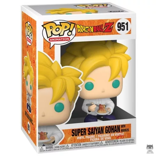Super Saiyan Gohan eating Noodles Funko Pop! figure (Dragon Ball Z (DBZ))