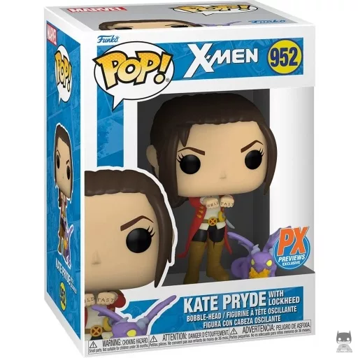Kate Pryde with Lockheed Funko Pop! figure (X-Men)