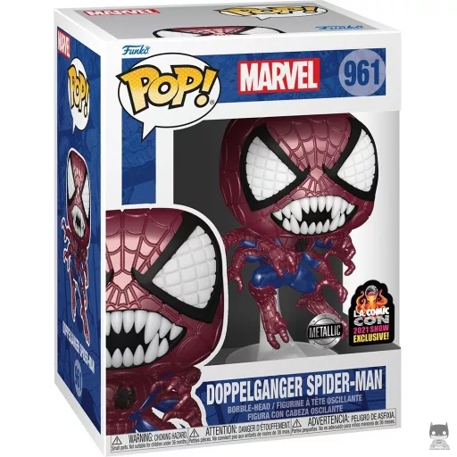 Doppelganger Spider-Man (Metallic) Funko Pop! figure (Los Angeles Comic Con 2022)