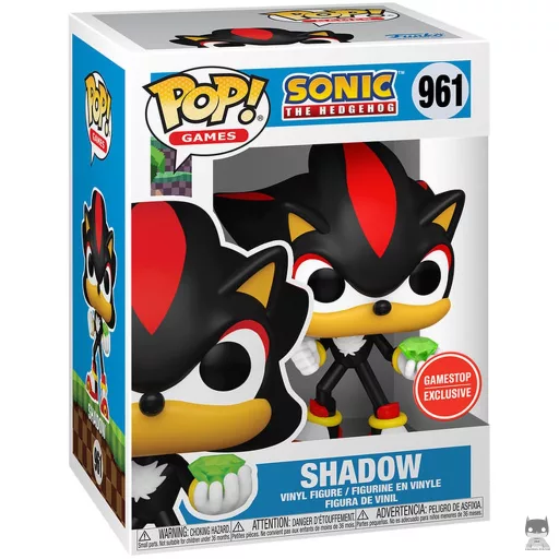 Shadow with Chaos Emerald Funko Pop! figure (Sonic The Hedgehog)
