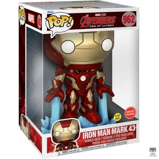 Iron Man Mark 43 (Supersize & Glow in the Dark) Funko Pop! figure (Avengers: Age of Ultron)