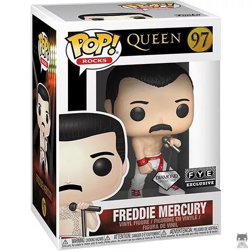 Freddie Mercury (Diamond Glitter) Funko Pop! figure (Queen)